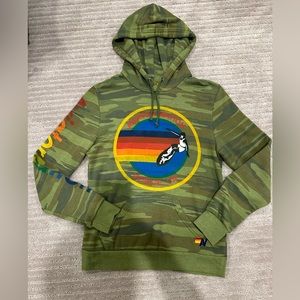 Aviator Nation Relaxed Pullover Hoodie in Camo